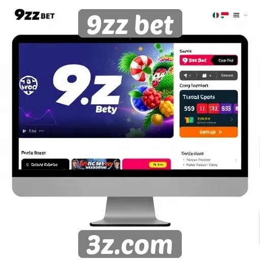 Acessibilidade e usabilidade do site 9zz bet